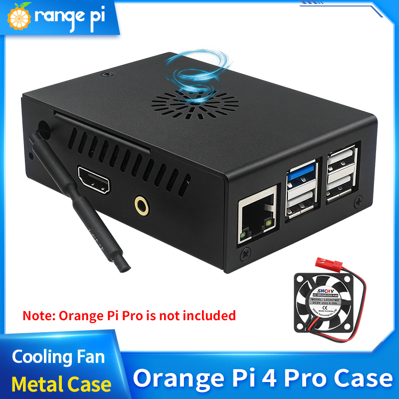 Pi Cooler - Casing Logam Orange Pi 4 Pro