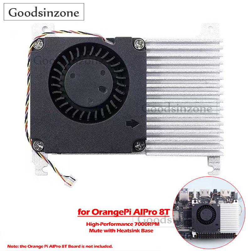 Pi Power Supply - Kipas Pendingin dengan Kit Basis Heatsink