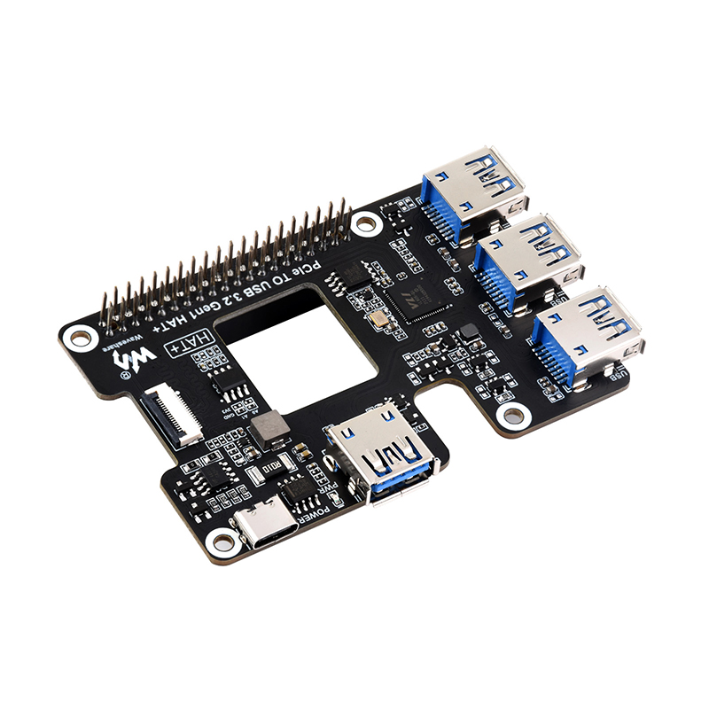 Raspberry Pi 5 - Waveshare Raspberry Pi 5 PCIe USB
