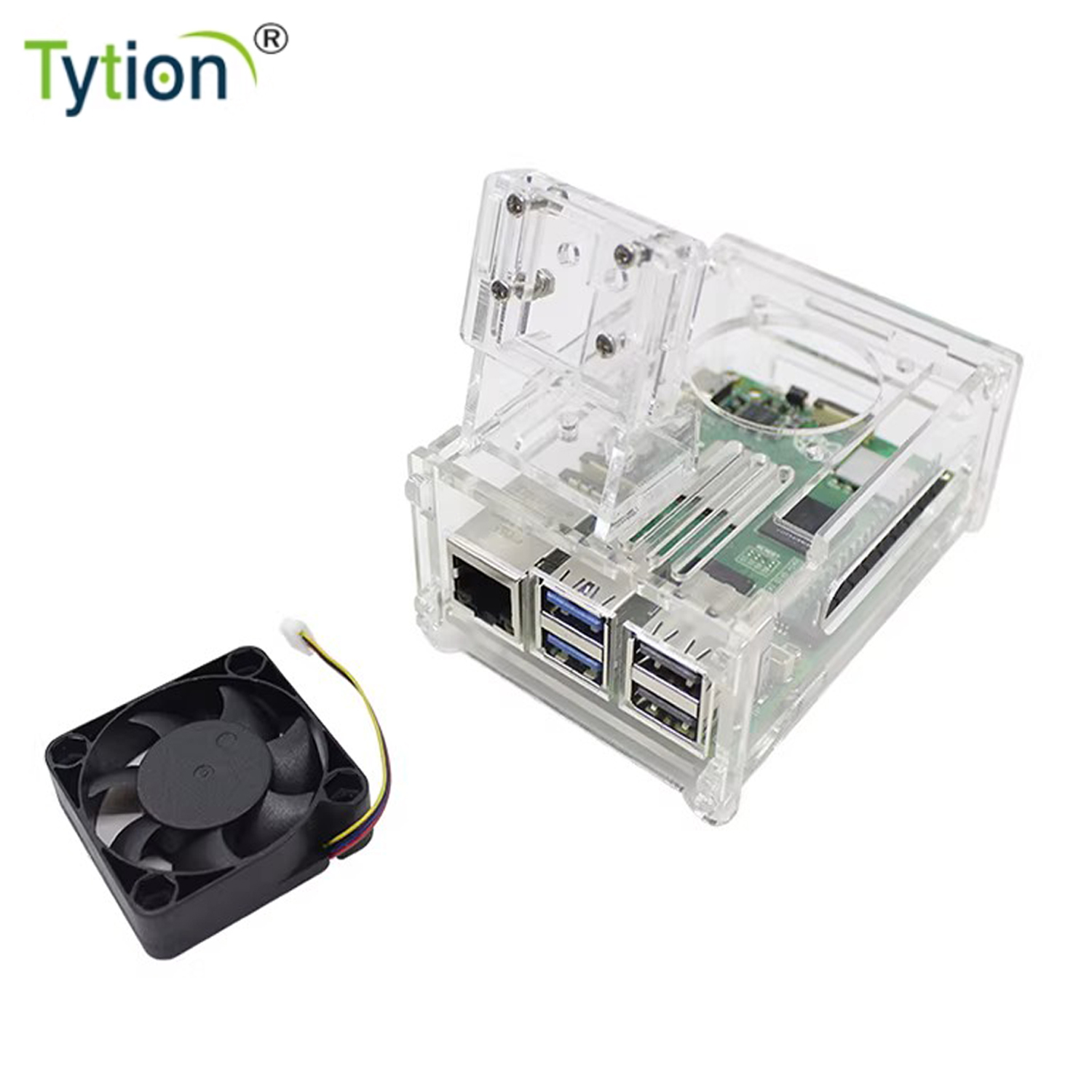 Pi Cooler - Casing Akrilik Raspberry Pi 5 4010