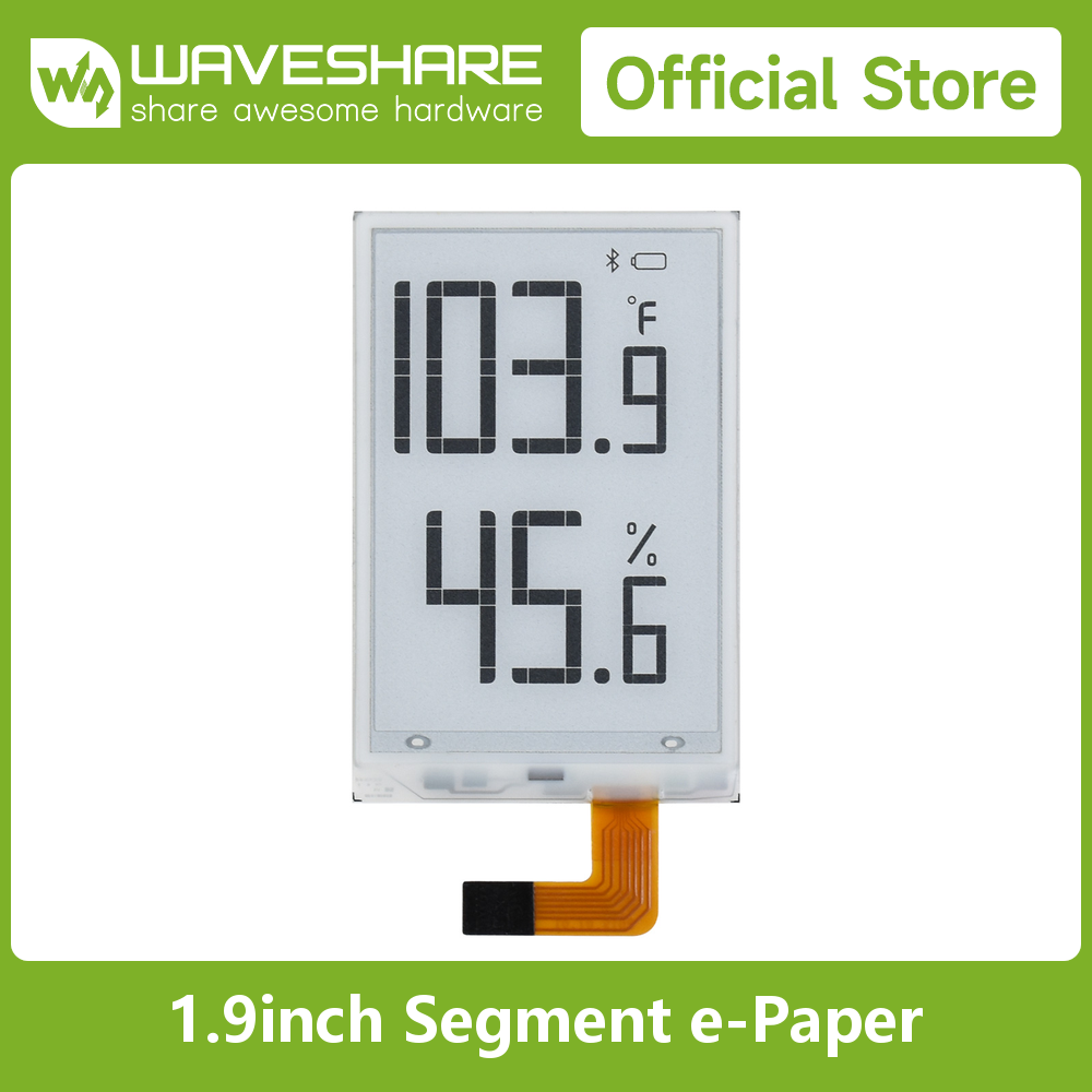 Waveshare Layar E-Paper Segmen - Pi Display ulasan dan harga