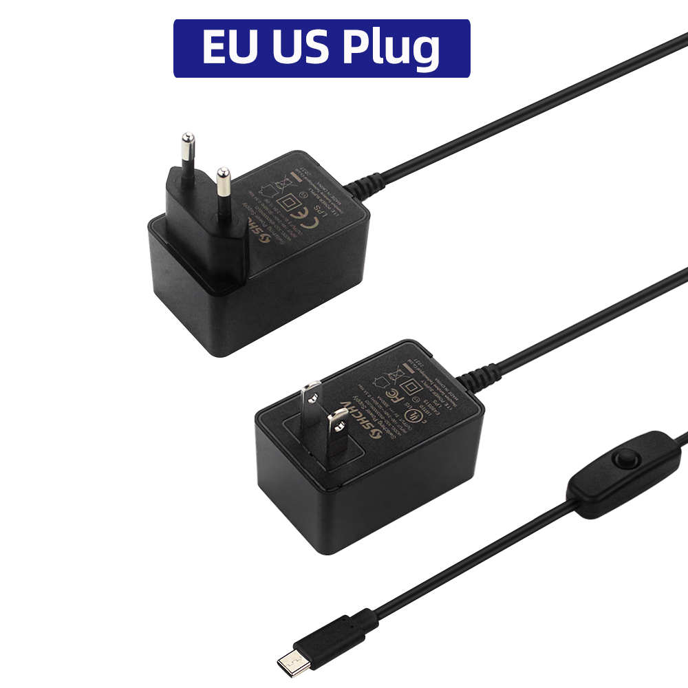 Adaptor Daya USB Tipe C Raspbe - Raspberry Pi 4 ulasan dan harga