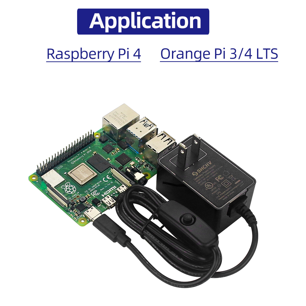 Adaptor Daya USB Tipe C Raspbe - Raspberry Pi 4 ulasan dan harga
