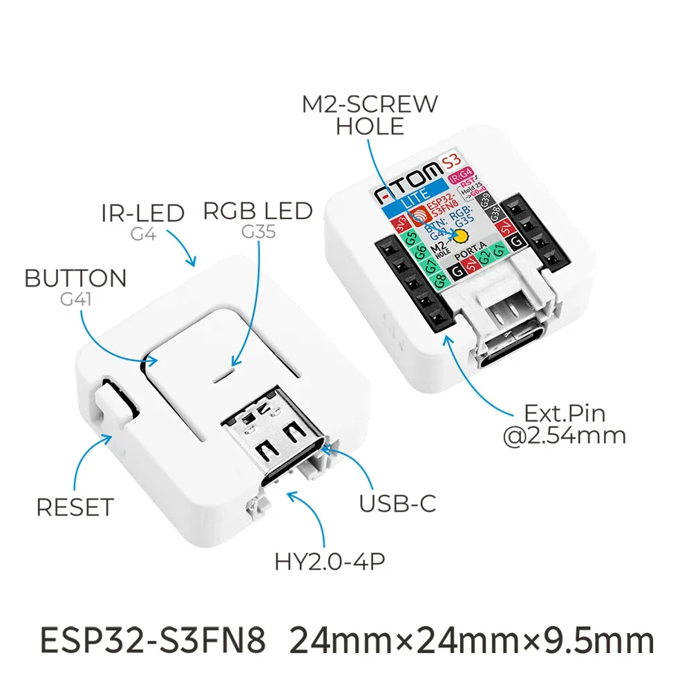 M5Stack AtomS3-Lite, Papan Pen - Arduino Kit ulasan dan harga