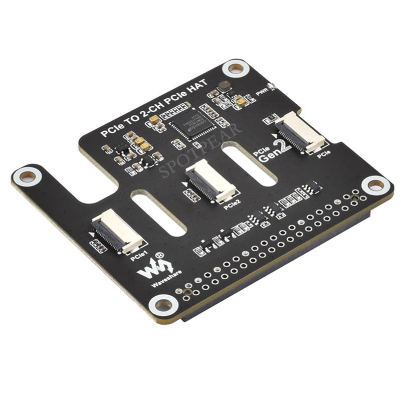 Raspberry Pi 5 PCIe ke 2-CH PC - Pi 5 Case ulasan dan harga