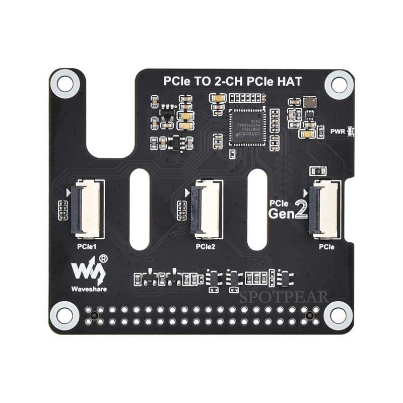 Raspberry Pi 5 PCIe ke 2-CH PC - Pi 5 Case ulasan dan harga