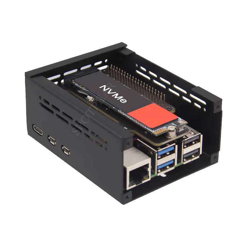 Raspberry Pi 5 X1015 PCIe ke M - Pi 5 Case ulasan dan harga