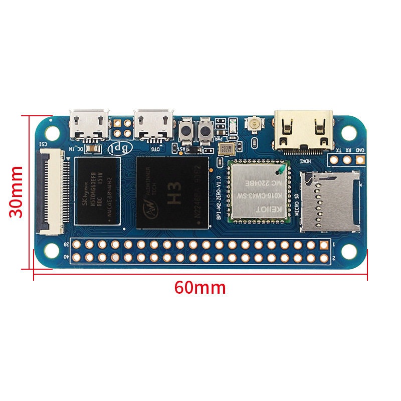 Banana Pi-M2 Zero H3, Komputer - Pi Zero ulasan dan harga