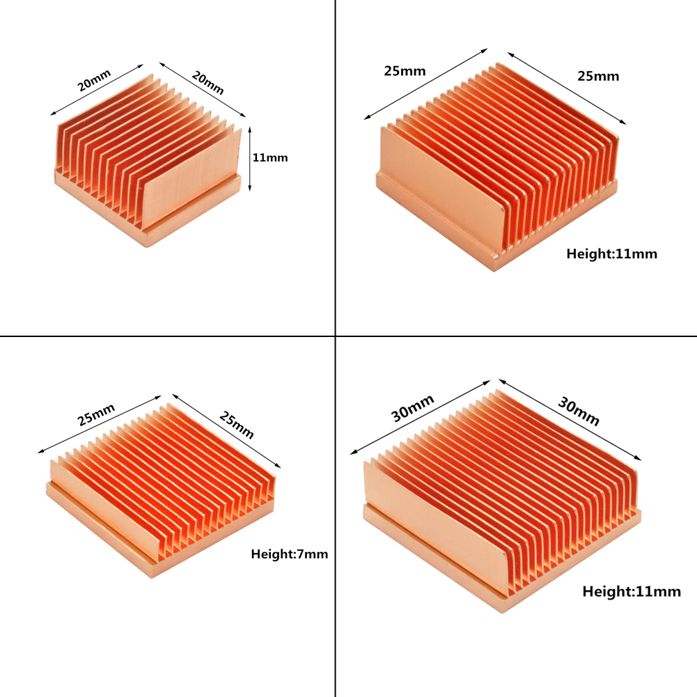Tembaga Murni Heatsink DIY Hea - Pi Power Supply ulasan dan harga