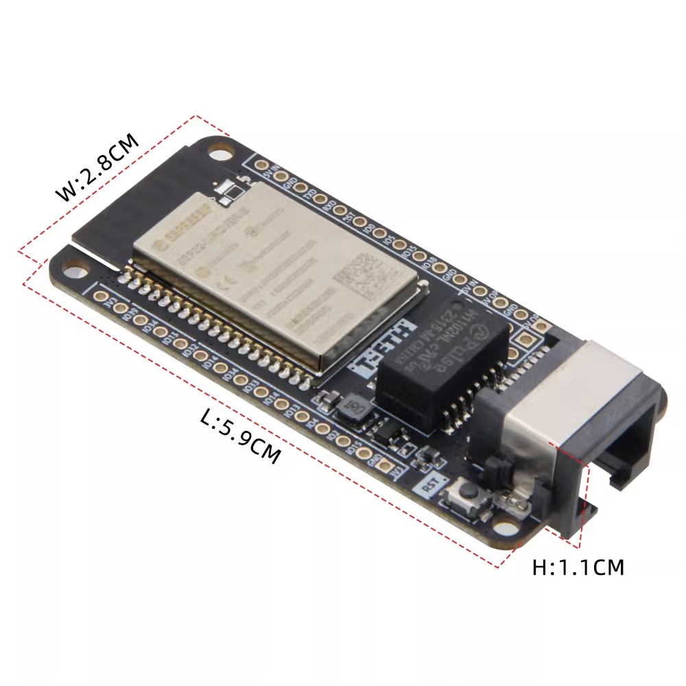 LILYGO T‑ETH‑Lite Dev Board, E - Pi Camera Module ulasan dan harga